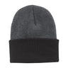 Joe's USA Knit Beanie Caps in 26 Colors Athletic Oxford/ Black OSFA Beanies