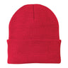 Joe's USA Knit Beanie Caps in 26 Colors Athletic Red OSFA Beanies
