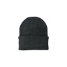 Joe's USA Knit Beanie Caps in 26 Colors Charcoal Heather OSFA Beanies
