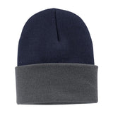 Joe's USA Knit Beanie Caps in 26 Colors Navy/ Athletic Oxford OSFA Beanies