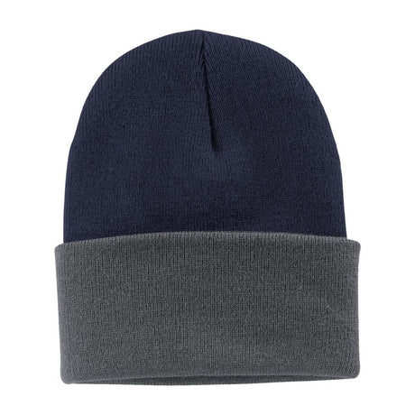 Joe's USA Knit Beanie Caps in 26 Colors Navy/ Athletic Oxford OSFA Beanies
