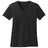 Joe's USA Ladies 5.4 - oz 100% Cotton V - Neck T-Shirt Jet Black XS Short Sleeve T-Shirts