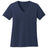 Joe's USA Ladies 5.4 - oz 100% Cotton V - Neck T-Shirt Navy XS Short Sleeve T-Shirts