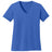 Joe's USA Ladies 5.4 - oz 100% Cotton V - Neck T-Shirt Royal Blue XS Short Sleeve T-Shirts