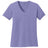 Joe's USA Ladies 5.4 - oz 100% Cotton V - Neck T-Shirt Violet XS Short Sleeve T-Shirts