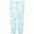 Joe's USA Ladies Beach Washed Cloud Fleece Tie - Dye Sweatpants Glacier X - Small