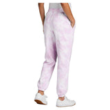 Joe's USA Ladies Beach Washed Cloud Fleece Tie - Dye Sweatpants Glacier X - Small