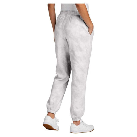 Joe's USA Ladies Beach Washed Cloud Fleece Tie - Dye Sweatpants Glacier X - Small