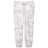 Joe's USA Ladies Beach Washed Cloud Fleece Tie - Dye Sweatpants Grey X - Small