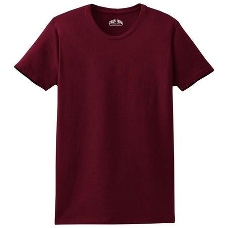 Joe's USA Ladies Essential T-Shirt Athletic Maroon XS Short Sleeve T-Shirts