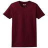 Joe's USA Ladies Essential T-Shirt Athletic Maroon XS Short Sleeve T-Shirts