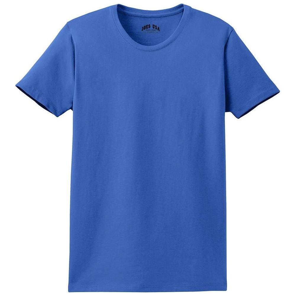 Joe's USA Ladies Essential T-Shirt Royal XS Short Sleeve T-Shirts