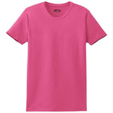 Joe's USA Ladies Essential T-Shirt Sangria XS Short Sleeve T-Shirts
