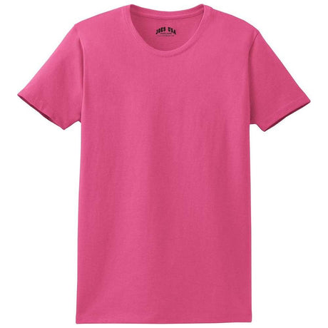 Joe's USA Ladies Essential T-Shirt Sangria XS Short Sleeve T-Shirts