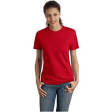 Joe's USA Ladies Nano - T Cotton T-Shirt 2X - Large Deep Red Short Sleeve T-Shirts