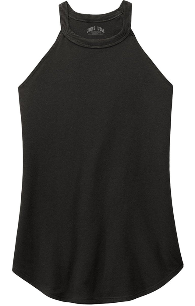 Joe's USA Ladies Perfect Blend Rocker Tank Sizes XS - 4XL Black XS T-Shirts