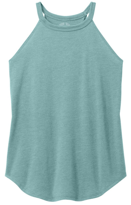 Joe's USA Ladies Perfect Blend Rocker Tank Sizes XS - 4XL Heathered Eucalyptus Blue XS T-Shirts