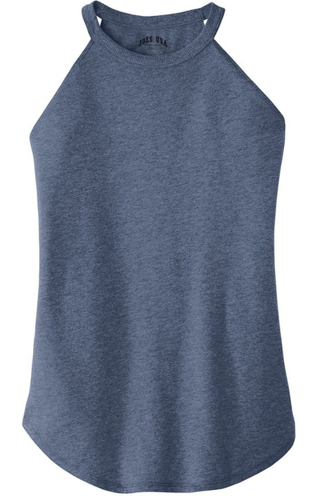 Joe's USA Ladies Perfect Blend Rocker Tank Sizes XS - 4XL Navy Frost XS T-Shirts