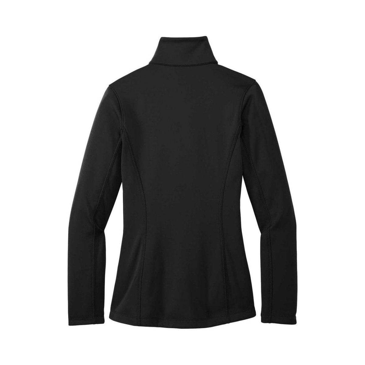 Joe's USA Ladies Smooth Fleece 1/4 - Zip Jacket Black X - Small Jackets