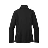 Joe's USA Ladies Smooth Fleece 1/4 - Zip Jacket Black X - Small Jackets