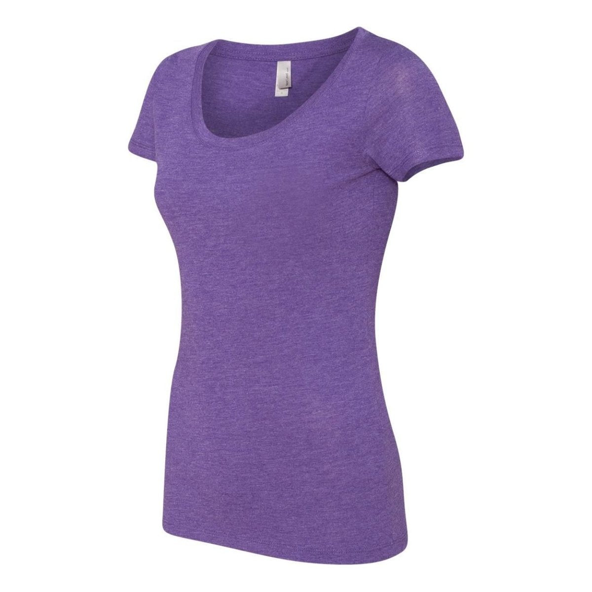 Joe's USA Ladies' Women’s Fitted Perfect Tri ® Tee Purple Rush Medium Short Sleeve T-Shirts