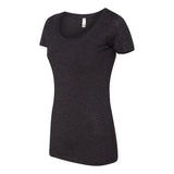 Joe's USA Ladies' Women’s Fitted Perfect Tri ® Tee Vintage Black Medium Short Sleeve T-Shirts