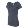 Joe's USA Ladies' Women’s Fitted Perfect Tri ® Tee Vintage Navy Small Short Sleeve T-Shirts