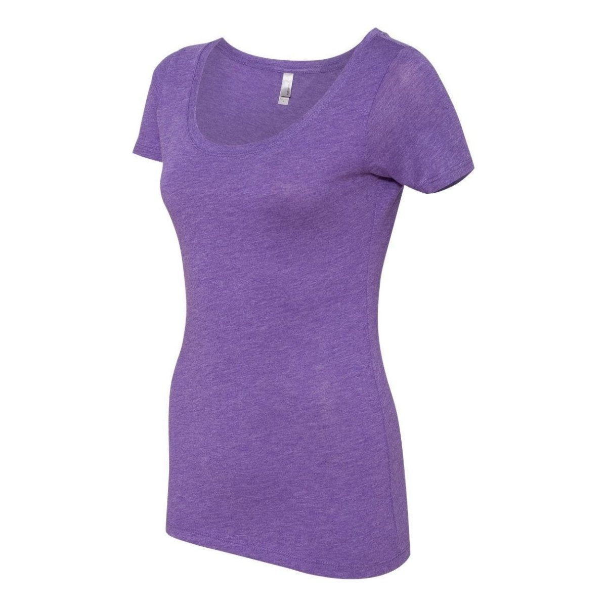 Joe's USA Ladies' Women’s Fitted Perfect Tri ® Tee Vintage Purple Small Short Sleeve T-Shirts