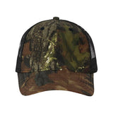 Joe's USA Licensed Camo Mesh Cap - Mossy Oak & Advantage Classic Mossy Oak Breakup/ Black Mesh Adjustable Caps