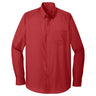 Joe's USA Long Sleeve Carefree Poplin Shirt X - Large Navy