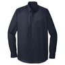 Joe's USA Long Sleeve Carefree Poplin Shirt X - Large Royal