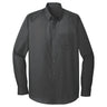 Joe's USA Long Sleeve Carefree Poplin Shirt X - Small Graphite