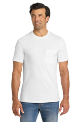 Joe's USA Made ™ All - American Pocket Tee JUSA100P White S Short Sleeve T-Shirts