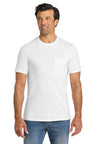 Joe's USA Made ™ All - American Pocket Tee JUSA100P White S Short Sleeve T-Shirts
