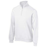 Joe's USA Men's 1/4 - Zip Sweatshirt White XS Quarter - Zip Sweatshirts