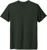Joe's USA Men's 4.3oz Tri - Blend Tee in Sizes XS - 3XL Black Forest X - Small Short Sleeve T-Shirts