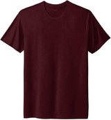 Joe's USA Men's 4.3oz Tri - Blend Tee in Sizes XS - 3XL Cardinal Black X - Small Short Sleeve T-Shirts