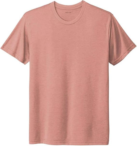 Joe's USA Men's 4.3oz Tri - Blend Tee in Sizes XS - 3XL Desert Pink X - Small Short Sleeve T-Shirts
