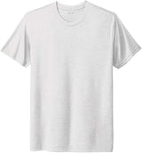 Joe's USA Men's 4.3oz Tri - Blend Tee in Sizes XS - 3XL Heather White X - Small Short Sleeve T-Shirts