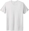 Joe's USA Men's 4.3oz Tri - Blend Tee in Sizes XS - 3XL Heather White X - Small Short Sleeve T-Shirts