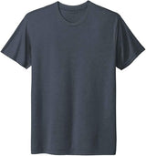 Joe's USA Men's 4.3oz Tri - Blend Tee in Sizes XS - 3XL Indigo X - Small Short Sleeve T-Shirts
