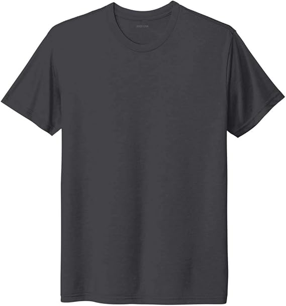 Joe's USA Men's 4.3oz Tri - Blend Tee in Sizes XS - 3XL Solid Graphite X - Small Short Sleeve T-Shirts