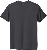 Joe's USA Men's 4.3oz Tri - Blend Tee in Sizes XS - 3XL Solid Graphite X - Small Short Sleeve T-Shirts