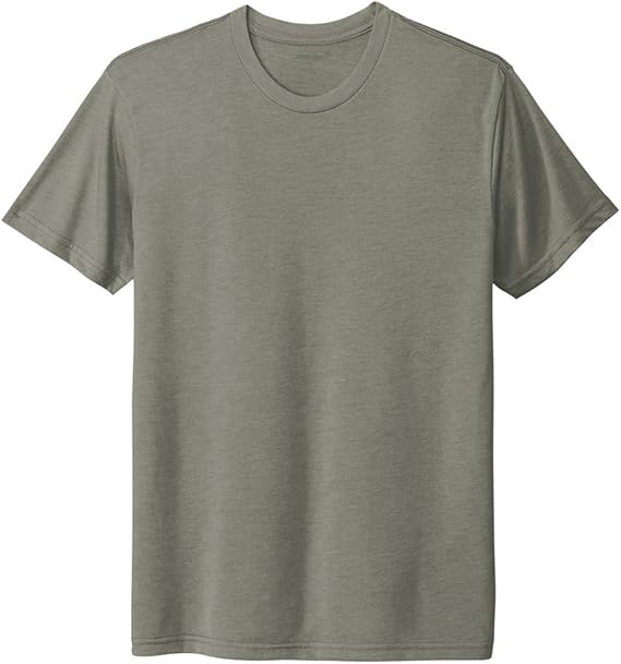 Joe's USA Men's 4.3oz Tri - Blend Tee in Sizes XS - 3XL Venetian Grey X - Small Short Sleeve T-Shirts
