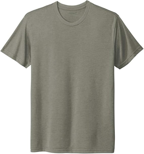 Joe's USA Men's 4.3oz Tri - Blend Tee in Sizes XS - 3XL Venetian Grey X - Small Short Sleeve T-Shirts