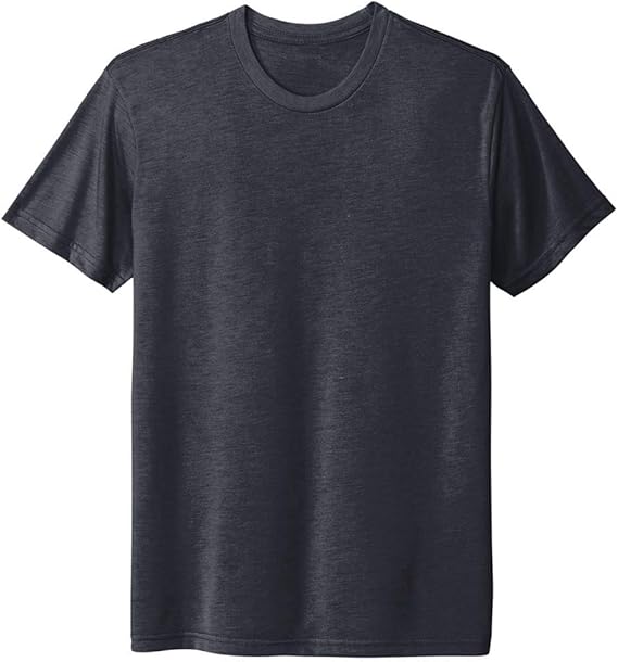 Joe's USA Men's 4.3oz Tri - Blend Tee in Sizes XS - 3XL Vintage Navy X - Small Short Sleeve T-Shirts