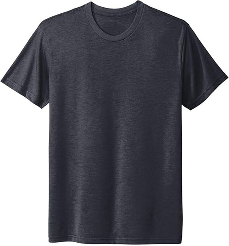 Joe's USA Men's 4.3oz Tri - Blend Tee in Sizes XS - 3XL Vintage Navy X - Small Short Sleeve T-Shirts