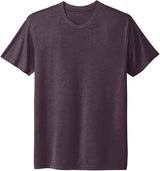 Joe's USA Men's 4.3oz Tri - Blend Tee in Sizes XS - 3XL Vintage Purple X - Small Short Sleeve T-Shirts
