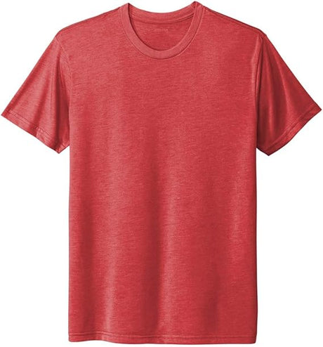 Joe's USA Men's 4.3oz Tri - Blend Tee in Sizes XS - 3XL Vintage Red X - Small Short Sleeve T-Shirts