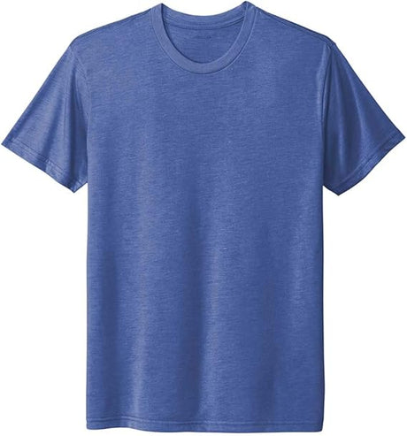 Joe's USA Men's 4.3oz Tri - Blend Tee in Sizes XS - 3XL Vintage Royal X - Small Short Sleeve T-Shirts